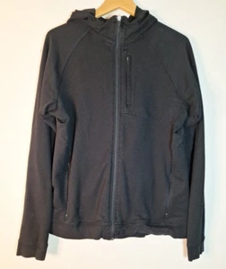 Chaqueta Cariloha Cómoda Cremallera Sudadera con Capucha Rendimiento Elastizada Bambú Negra Athleisure - Imagen 1 de 14