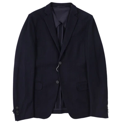 New $695 Z ZEGNA Navy Blue Pique Knit Cotton Jersey Blazer 36R Sport Coat - Image 1 of 4