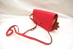 NWT COACH Glove Tanned Leather Turnlock Crossbody #38495 Dahlia - Picture 1 of 3