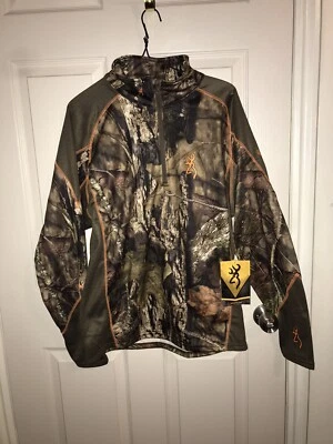 Browning Hells Canyon Base Layer Midweight 1/4 Zip Top Size Large NWT Camo - Image 1 of 4