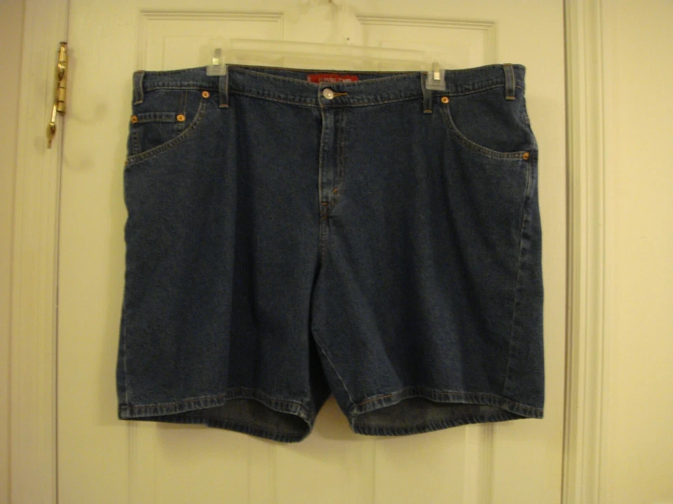 复古 Levi's 经典合身牛仔裤女式 24W 46 x 8 码牛仔布 100% 棉 — 第 1/4 张图片