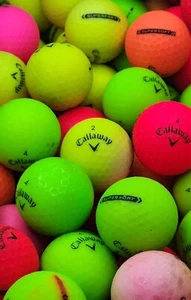 4 dozen Callaway matte golf Balls Assorted Colors 3A Good *Free Shipping* - Picture 1 of 3