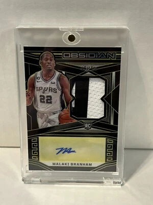 Malaki Branham 2022-23 Panini Obsidian RPA #224 Numbered /10 - Image 1 of 2