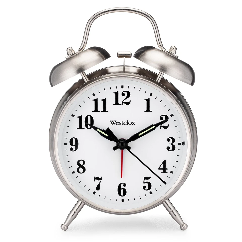 -Big Ben Twin Bell Alarm Clock | Loud Alarm Clock for Heavy Sleepers | Batter... - Image 1 of 4