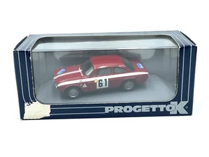 VINTAGE PROGETTO K SCALA 1:43 ALFA ROMEO GIULIA GTA ALPES 66 NUOVA IN BOX#NIB NE - Picture 1 of 3