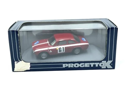 VINTAGE PROGETTO K SCALA 1:43 ALFA ROMEO GIULIA GTA ALPES 66 NUOVA IN BOX#NIB NE - Immagine 1 di 3