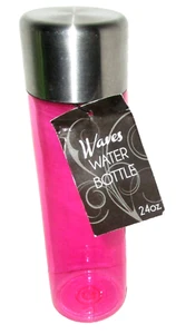 Waves Tritan Water Bottle ~ 24 Oz ~ BPA Free ~ PINK - Picture 1 of 1