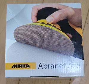 Mirka Abranet Ace 150 mm Sanding Discs 50 X 180 Grit Woodworking Finishing - Picture 1 of 9