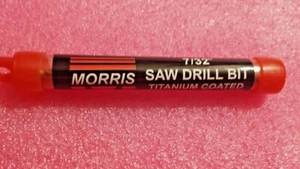 Morris 13038, seitlicher Schnitt titanbeschichtet 7/32" Säge Bohrereinsatz - Bild 1 von 2