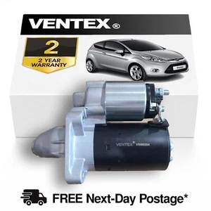VENTEX® Starter Motor for Ford Fiesta 1.25 1.4 1.6 Ti 2008-2017 Petrol Brand New - Picture 1 of 5