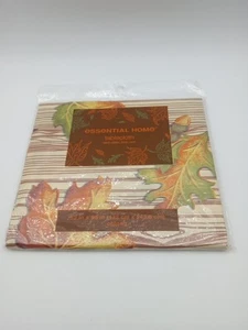 Essential Home Oblong Wipe Clean Easy Care Tablecloth Autumn Leaves 52x96" - Picture 1 of 2
