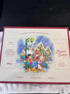 2018 Hallmark Disney Christmas Carolers Ornament 3er Set Limited Edition - Bild 1 von 10