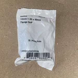 10mm-1.50 X 30mm Flange Bolt Black Phosphate 1pcs - Picture 1 of 2