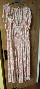 Yours Floral Print Dress Size 30/32 - Picture 1 of 4