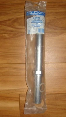 Sloan Flushometer V-500-AA Vacuum Breaker Flush Connector 1-1/2" x 15",  V500AA - Image 1 of 4