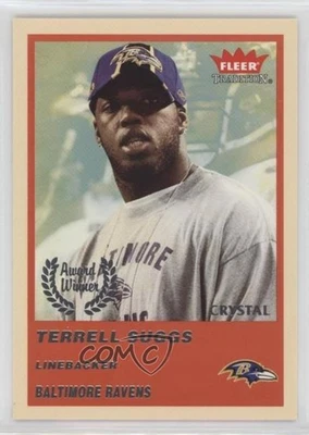 2004 Fleer Tradition Award Winner Crystal /150 Terrell Suggs #330 - Image 1 of 2