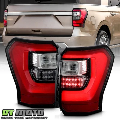 For 2018 2019 2020 2021 Ford Expedition LED Tail Lights Brake Lamps Left+Right - Image 1 of 4