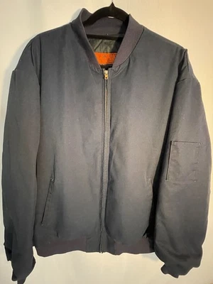 Red Kap Jacket Mens XL Navy Blue Quilted Bomber Workwear JT38NV5 Lined Warm USA - Image 1 of 4