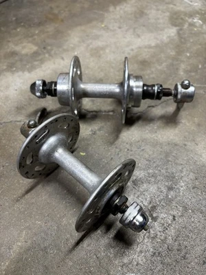 Suzue Front & Rear Hubs 36h High Flange Alloy Finish Forged Quick Release Pair - Image 1 of 4