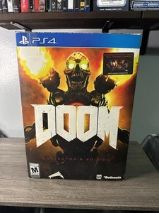 Sony Playstation 4 PS4 Doom Collector's Edition Revenant Statue Complete - Picture 1 of 15