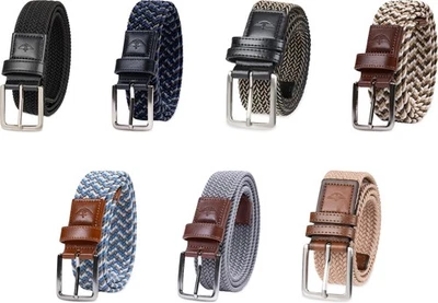 Cinturón de tela trenzada informal diario Dockers para hombre Foto 1 de 3