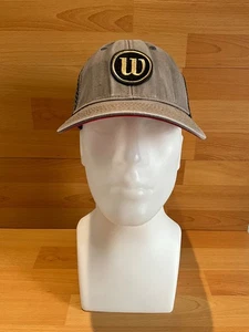 Cappello Wilson Golf Ricamato Logo Maglia Asciugatura Rapida Atletica Palestra Cappellino A-Flex Grigio - Foto 1 di 7