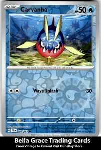Carvanha #042/162 SV05: Temporal Forces Pokemon Common Reverse Holo - Picture 1 of 2