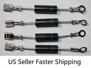 4 pcs Whirlpool KitchenAid Microwave Oven Diode T3512 3512 H CL01-12 HVM12 512 H - Picture 1 of 1