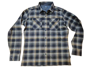 Kuhl Men’s Dillingr Flannel Shirt Men’s Size S Desert Night super soft - Picture 1 of 8