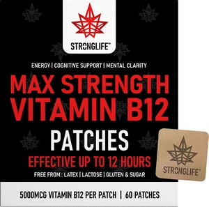 Max Stärke Vitamin B12 60 Pflaster 5000 mcg pro Pflaster - Bild 1 von 5