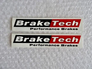 PEGATINA BRAKETECH 2 VINTAGE STOCK ANTIGUO ORIGINAL MOTO DEPORTES DE MOTOR neocurio - Imagen 1 de 3