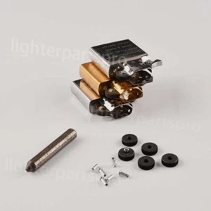 For Zippo Lighters repair, Metal riveting punch + 5 Grind Flint wheel rivet sets - Picture 1 of 11