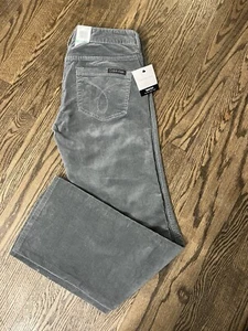 Calvin Klein Jeans 8 x 32 Women’s Corduroy Bootcut  Jeans overcast grey not - Picture 1 of 5