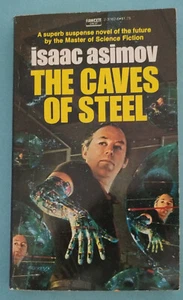 Vintage Isaac Asimov "The Caves of Steel" Sci Fi Book Club Edition 1971 READ - Picture 1 of 8