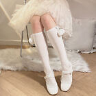 Japanese Cute Lolita Girls Bow Socks Mid Calf Maid Jk Stocking Sweet Sockings