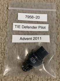 LEGO Star Wars Minifigure Tie Defender Pilot Advent 7958-20.