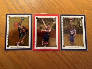 2002-03 Fleer Premium AMARE STOUDEMIRE, GOODEN & NIKOLOZ (Star Rubies) RC’s
