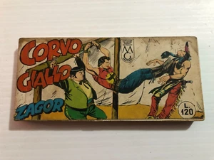 STRISCIA RACCOLTINA ZAGOR N.9 CORVO GIALLO AUT.5596 -- ARALDO - 1961 AC3 - Foto 1 di 9