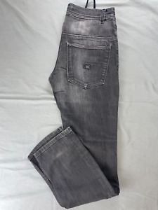 Krew Kr3w K-Slim Button Fly 5-Pocket Stretch Jeans. Perfectly Broken In, 30X30.5