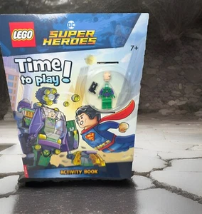 Lego DC Super Heroes Zeit zum Spielen Aktivitätsbuch & Lex Luthor Minifigur - Bild 1 von 12