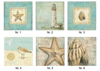 Fliesenaufkleber-Fliesenfolie-Fliesensticker-Aufkleber-Meer-Muschel-13045 - Bild 1 von 2