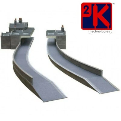 Metcalfe PO235 - Stone Platform Pre Coloured Die Cut Card Kit 00 Scale -T48 POST - Image 1 of 4