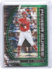 A.J. Vukovich 2020 Prizm Draft Green and Yellow Hyper Prizm #PDP168 Diamondbacks