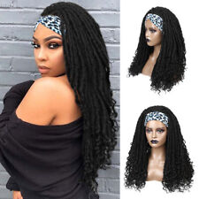 Faux Locs Headband Wigs Braiding Crochet Twist Hair Wigs For Black Women/Men