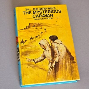 The Hardy Boys The Mysterious Caravan Franklin W Dixon 1975 Hardcover Book - Picture 1 of 15