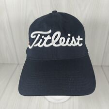 Titleist Golfing Hat Black Polyester Baseball Cap Adjustable Denison Golf Club