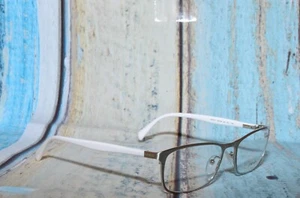 Prada VPR 51P 1AL-1O1 Rectangle Silver White Unisex Eyeglasses 54mm - Picture 1 of 9