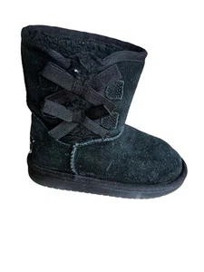 Stivali neri Koolaburra by UGG bambino taglia 10 bambini Victoria corti 1090330 - Foto 1 di 11