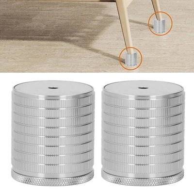 Chair Leg Risers 50-500kg Load Bearing Thickened Aluminium Alloy Table Leg - image 1 of 4