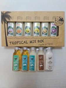 2er Set Tahiti Monoi Öl Geschenksets Feuchtigkeitsspendende Ölseife Shampoo Tahiti 30 ml - Bild 1 von 6
